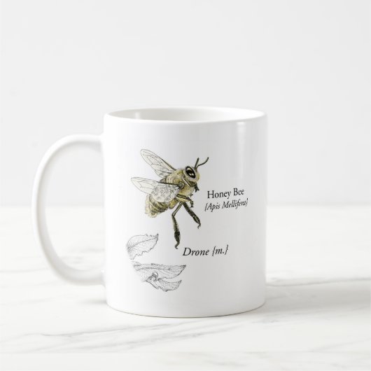 Tasse de bourdon d'abeille de miel de MABA (Gauche)