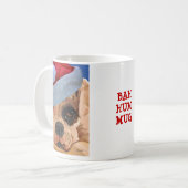 Tasse de bourdonnement de Bah de boxeur de Noël (Devant gauche)