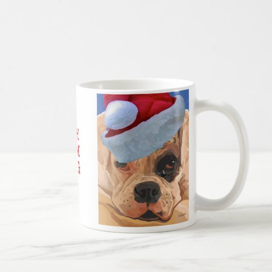 Tasse de bourdonnement de Bah de boxeur de Noël (Droite)
