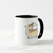 Tasse de bout de corgi de Pembroke de sable (Devant droit)