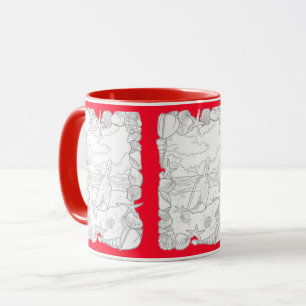 Tasse de bouteille et une lettre dans la plage