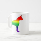 Tasse de boxeur de gay pride (Devant gauche)