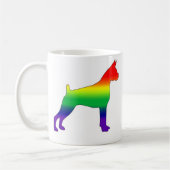 Tasse de boxeur de gay pride (Gauche)