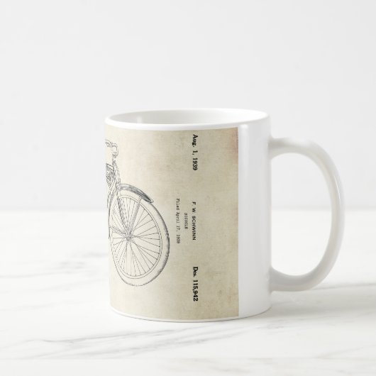 Tasse de brevet de bicyclette de Schwinn (Droite)