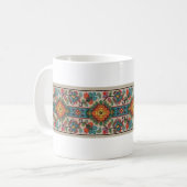 Tasse de broderie de fleur de Vyshyvanka (Devant gauche)