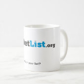 tasse de BucketList.org (Devant droit)