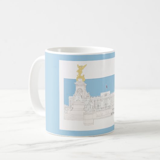 Tasse de Buckingham Palace (Devant gauche)