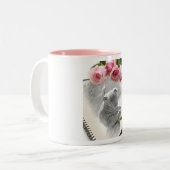 Tasse de bull-terrier du Staffordshire (Devant gauche)