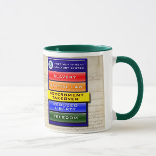 Tasse de bulletin de renseignements de menace de