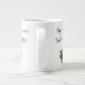 Tasse de bureau de paresse de bande dessinée (Dos)