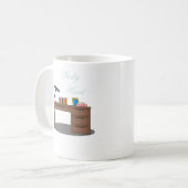 Tasse de bureau d'étude cosy (Devant gauche)