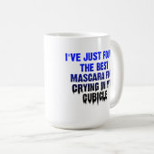 Tasse de bureau drôle de pleurer dans mon box (Devant droit)