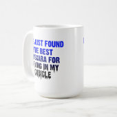 Tasse de bureau drôle de pleurer dans mon box (Devant gauche)