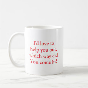 Tasse de bureau sarcastique drôle