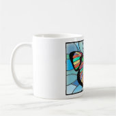 Tasse de Butterly de verre coloré (Gauche)