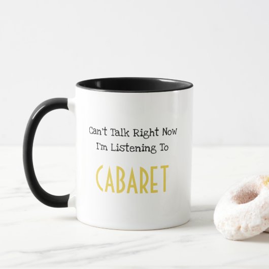 Tasse de cabaret (Avec donut)