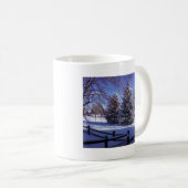 Tasse de cacao de scène d'hiver (Devant droit)