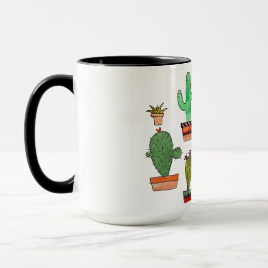 Tasse de cactus (Gauche)