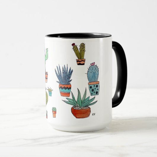 Tasse de cactus (Devant droit)