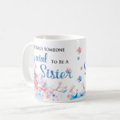 Tasse de cadeau d'anniversaire de soeur (Devant gauche)