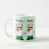 Tasse de cadeau de chef de pizza (Gauche)