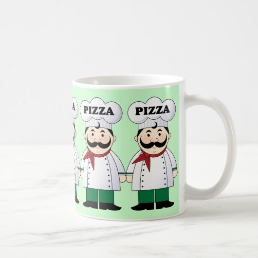 Tasse de cadeau de chef de pizza (Droite)