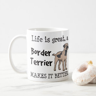 Tasse de cadeau de chien de Terrier de frontière