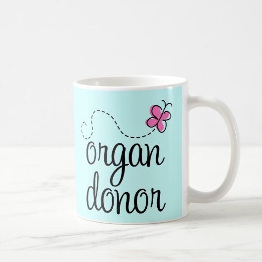 Tasse de cadeau de donateur d'organe (Droite)