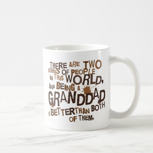 Tasse de cadeau de fête des pères de grand-papa (Droite)