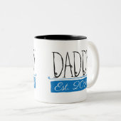 Tasse de cadeau de graphique de l'est 2018 de Dady (Devant droit)