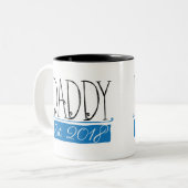 Tasse de cadeau de graphique de l'est 2018 de Dady (Devant gauche)