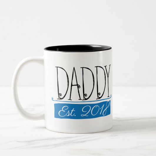 Tasse de cadeau de graphique de l'est 2018 de Dady (Gauche)