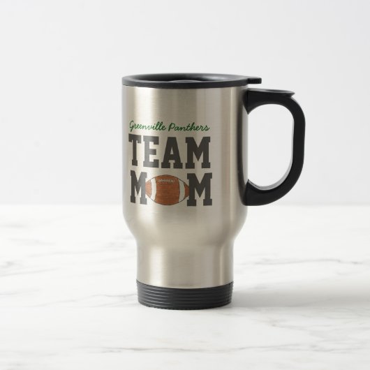 Tasse de cadeau de maman d'équipe de football (Droit)