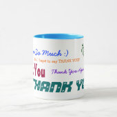 TASSE DE CADEAU DE MERCI (Centre)