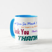 TASSE DE CADEAU DE MERCI (Devant gauche)