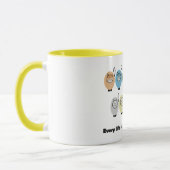 Tasse de cadeau de neuf chats (Gauche)