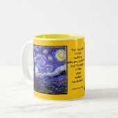 Tasse de cadeau de nuit étoilée et étoilée (Devant gauche)