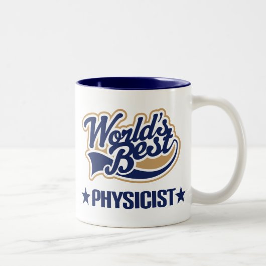 Tasse de cadeau de physicien (mondes meilleurs) (Droit)