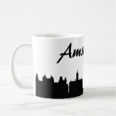 Tasse de cadeau de point de repère d'Amsterdam (Gauche)