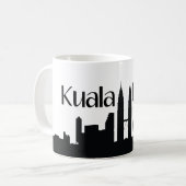 Tasse de cadeau de point de repère de Kuala (Devant gauche)