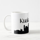 Tasse de cadeau de point de repère de Kuala (Gauche)