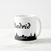 Tasse de cadeau de point de repère de Madrid, (Devant droit)