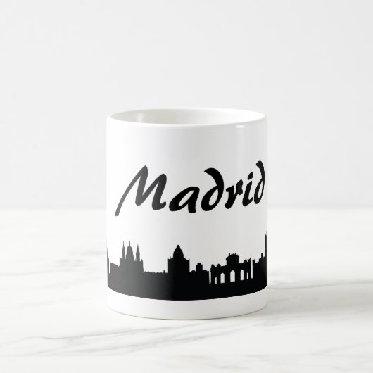 Tasse de cadeau de point de repère de Madrid, (Centre)