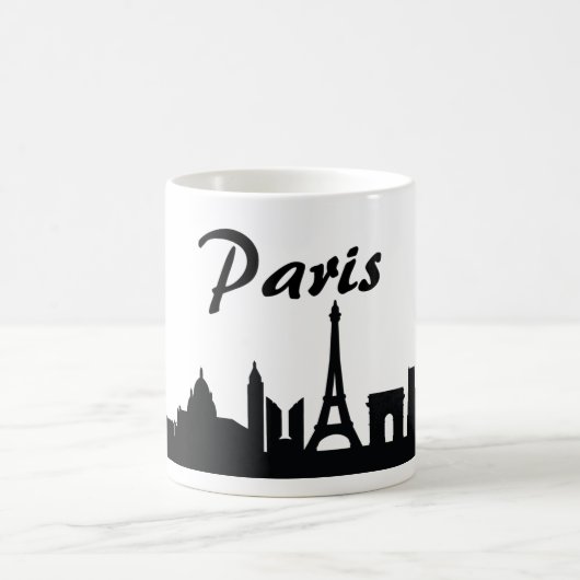 Tasse de cadeau de point de repère de Paris, (Centre)