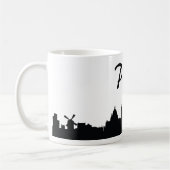 Tasse de cadeau de point de repère de Paris, (Gauche)