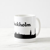 Tasse de cadeau de point de repère de Stockholm (Devant droit)