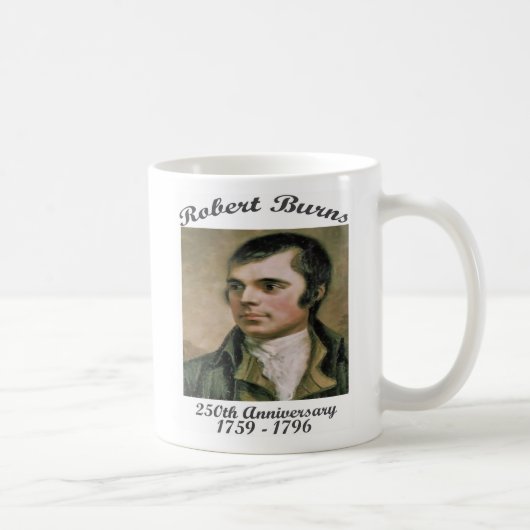 Tasse de cadeau de Robert Burns (Droite)