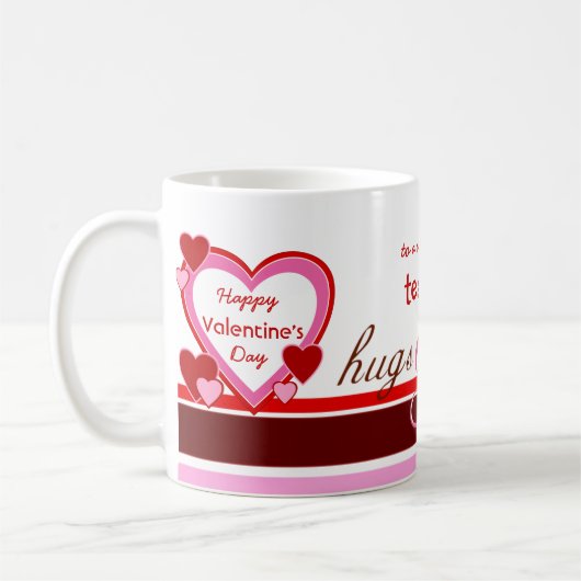 Tasse de cadeau de Saint-Valentin pour le (Gauche)