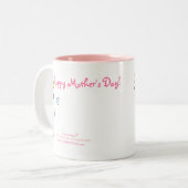 Tasse de cadeau du JOUR de MÈRE (Devant gauche)