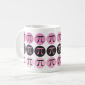 Tasse de cadeau Pi rose - Mod Pi (Devant gauche)
